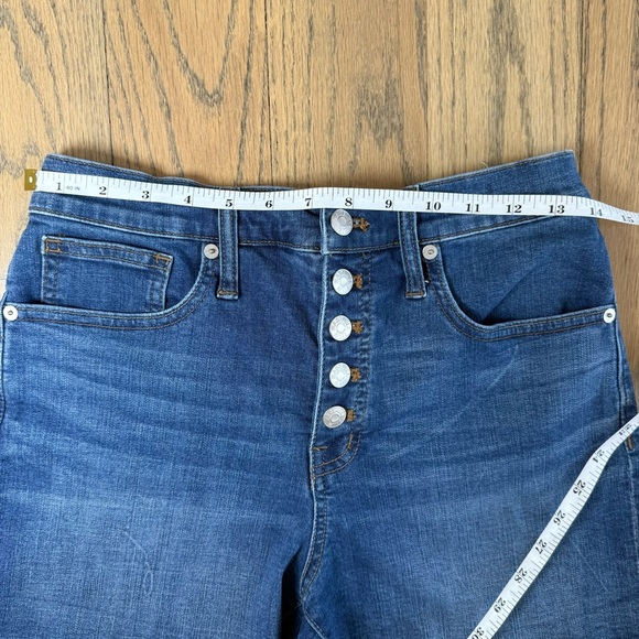 Madewell Women’s High Rise Button Front Denim Shorts Size 26 - Picture 5 of 9